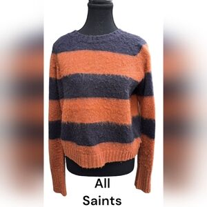 ALL SAINTS Lou Wool Blend Sweater